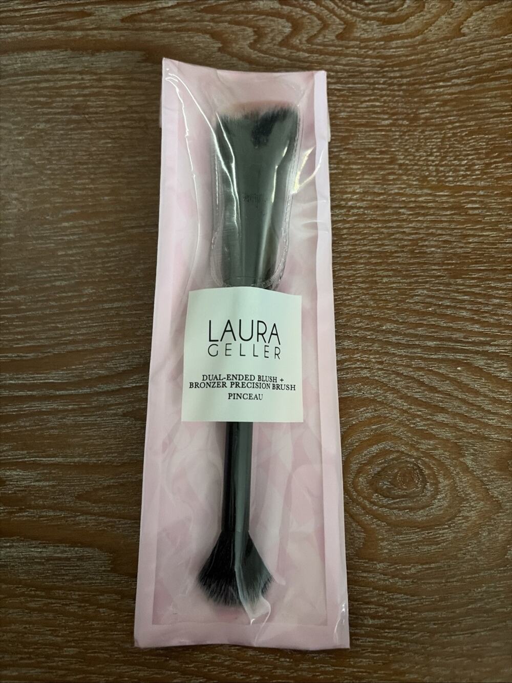 Laura Geller Dual-Ended Blush and Bronzer Precision Brush - Sculpt & Blend - NEW